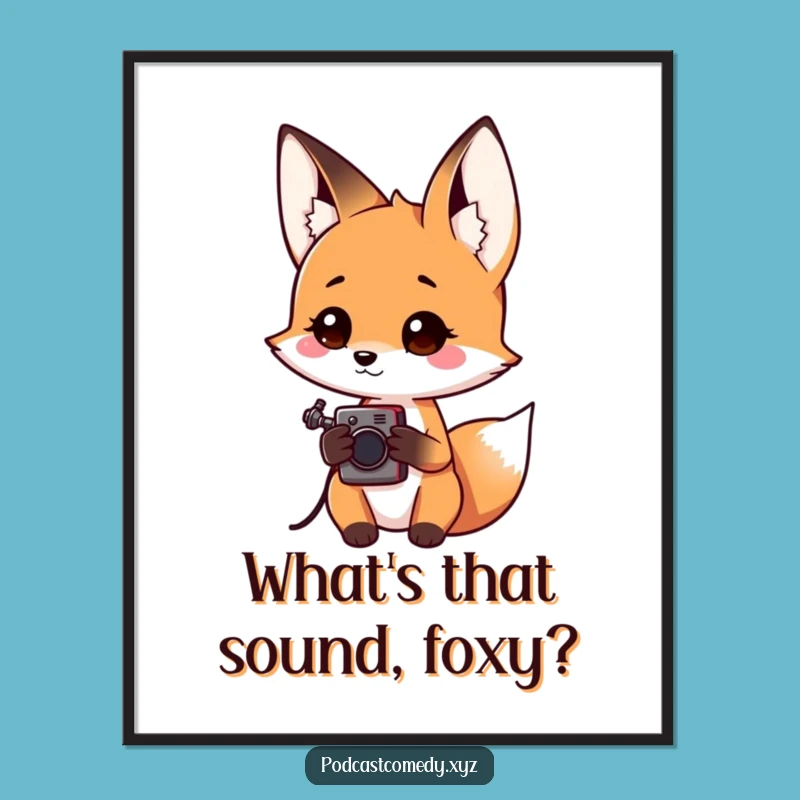Free Printable Wall Art: Fox's Curiosity, Captured Moments Decor