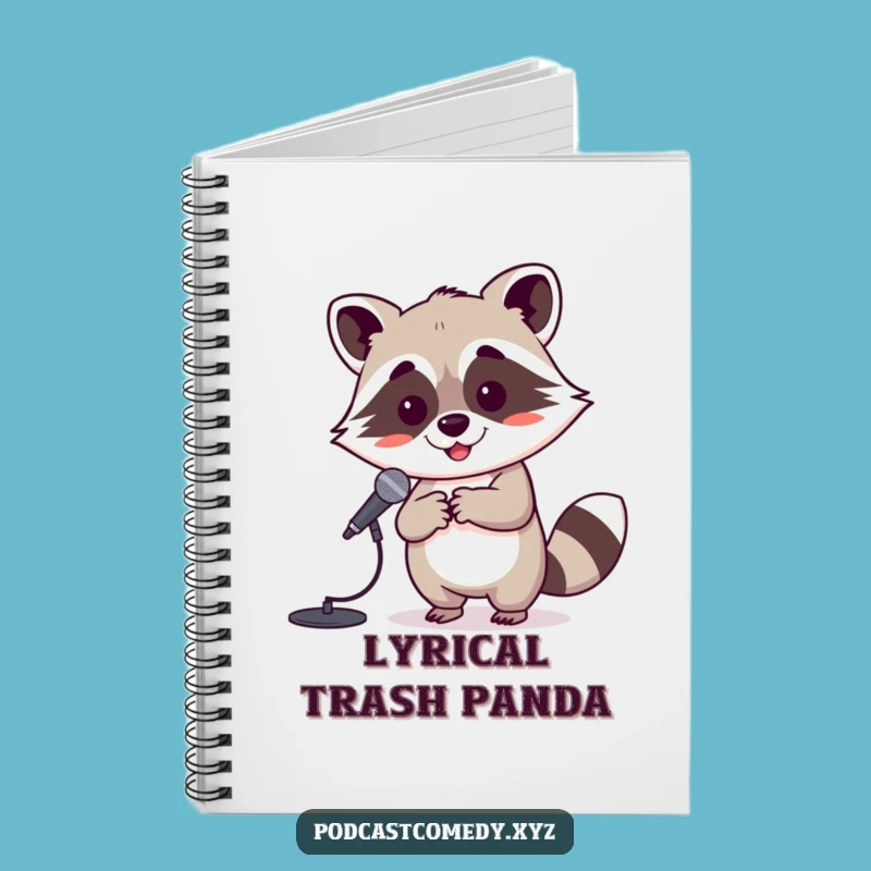 Funny Kawaii Raccoon Notebook: Write Your Next Hit Song