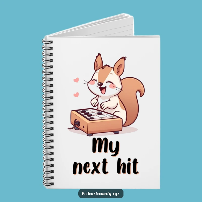 Funny Kawaii Squirrel Notebook: Jot Down Your Best Beats