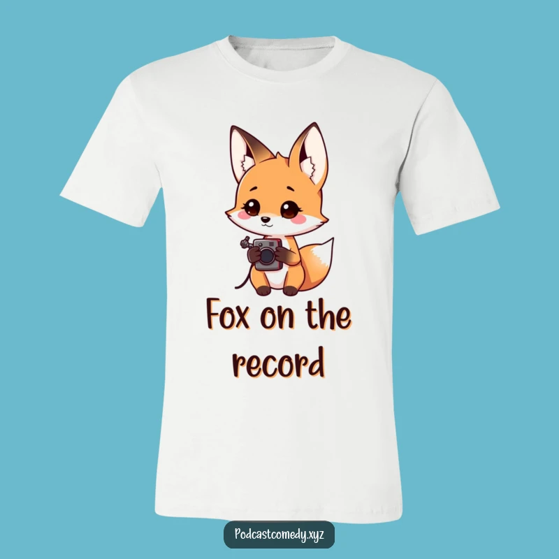 Funny Kawaii Fox Investigator Tee: Uncover Mysteries in Style